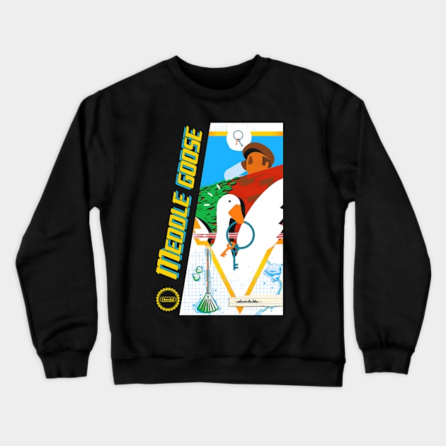 Meddle Goose Crewneck Sweatshirt by SlothTee